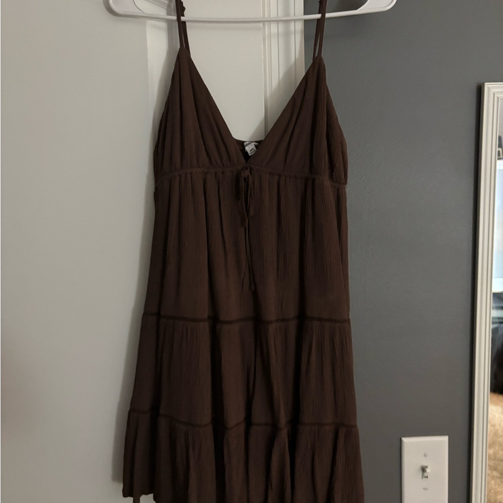 Brown Mini Dress